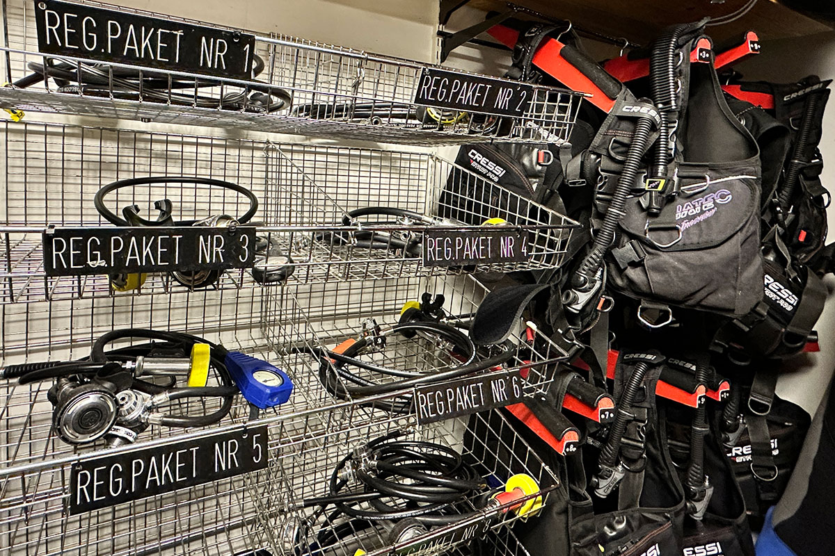 Hyr utrustning hos Jämtdykarna